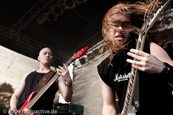 Omnium Gatherum (live auf dem Metal Bash 2009 Neu Wulmstorf)
Fotos: Holger Nassenstein